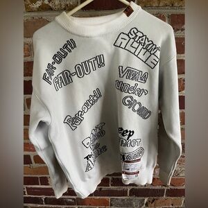 Maison Mihara Yasuhiro intarsia-knit cotton jumper